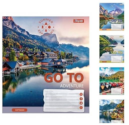 Тетрадь А5 18 листов в клетку Go to adventure (25шт. в упак микс дизайнов) 1 Вересня (764889)
Тетрадь А5 18 листов в клетку Go to adventure (25шт. в упак микс дизайнов) 1 Вересня (764889)
