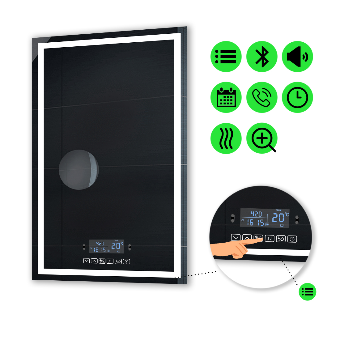 LED-зеркало 80x120см, с Smart-блоком, линзой без подсветки и подогревом, модель Karnet (karnet218)
LED-зеркало 80x120см, с Smart-блоком, линзой без подсветки и подогревом, модель Karnet (karnet218)