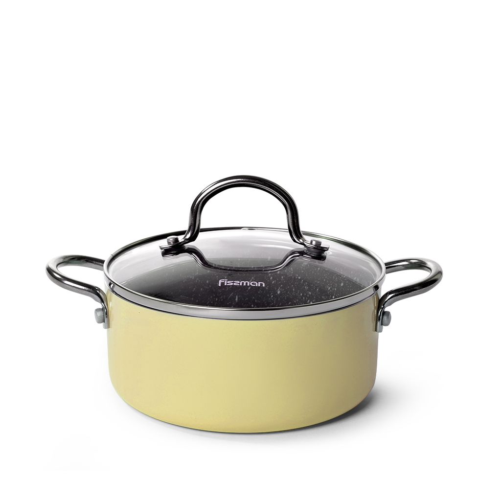 Кастрюля со стеклянной крышкой Fissman MINI CHEF 16x7 см на 1,3 л (4239) 
Кастрюля со стеклянной крышкой Fissman MINI CHEF 16x7 см на 1,3 л (4239)