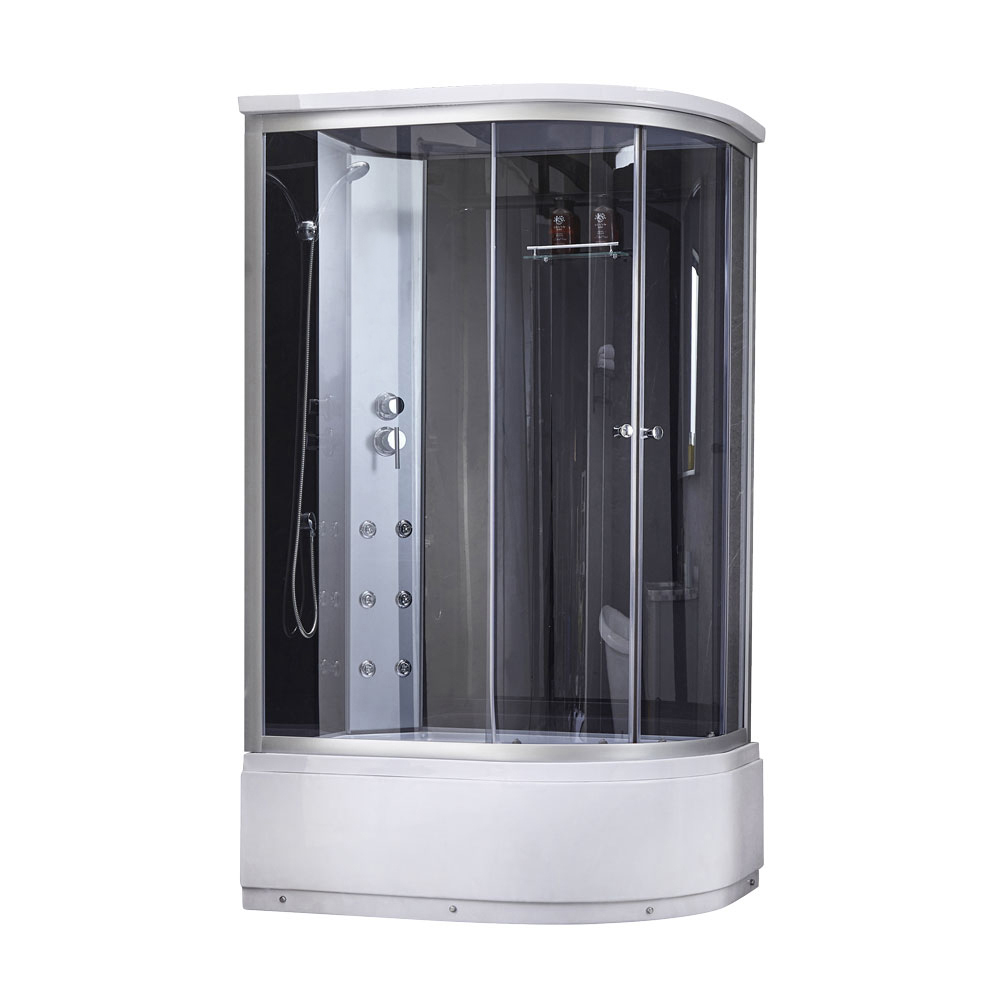 Гидромассажный бокс Lidz Tani SBM120x80L.SAT.HIGH.GR, стекло тонированное 4 мм
Гидромассажный бокс Lidz Tani SBM120x80L.SAT.HIGH.GR, стекло тонированное 4 мм