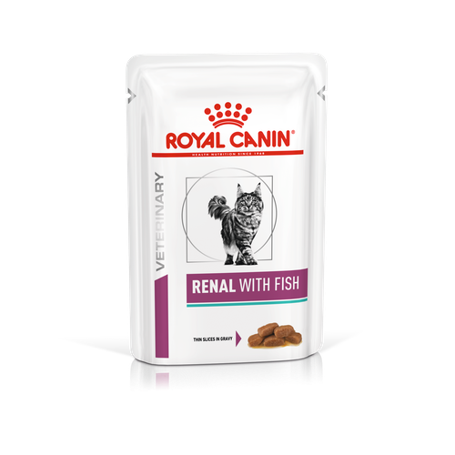 Royal Canin Renal Feline Fish Pouches 85 гр упаковка 12 шт лечебный влажный корм (Роял Канин)
Royal Canin Renal Feline Fish Pouches 85 гр упаковка 12 шт лечебный влажный корм (Роял Канин)