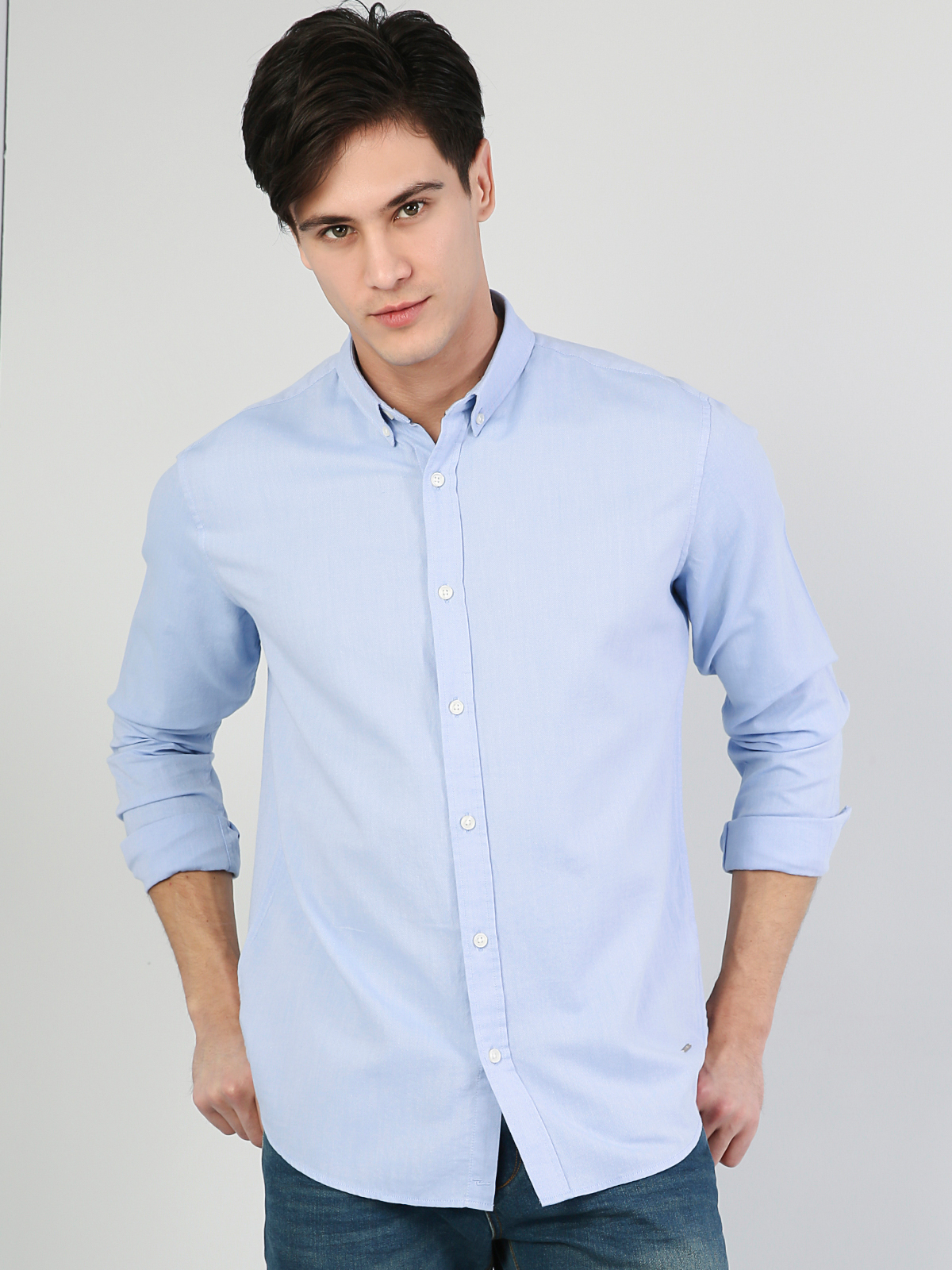 Рубашка Colin' CL1031345BLE Blue, Рубашка Colin's CL1031345BLE S Blue