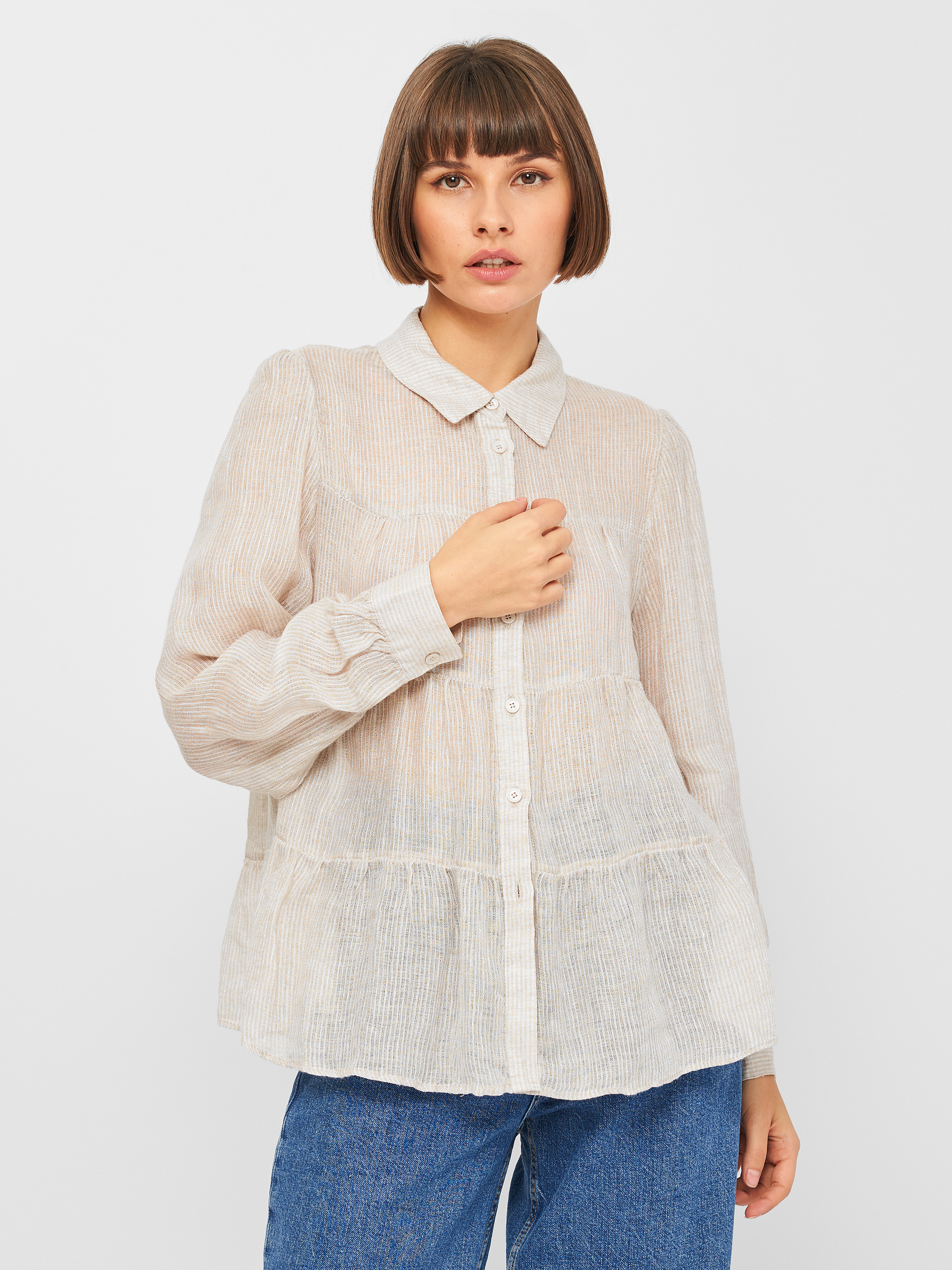 Рубашка Zara 4786/093/711 Бежевая в полоску, Рубашка Zara 4786/093/711 S Бежевая в полоску
Рубашка Zara 4786/093/711 Бежевая в полоску, Рубашка Zara 4786/093/711 S Бежевая в полоску