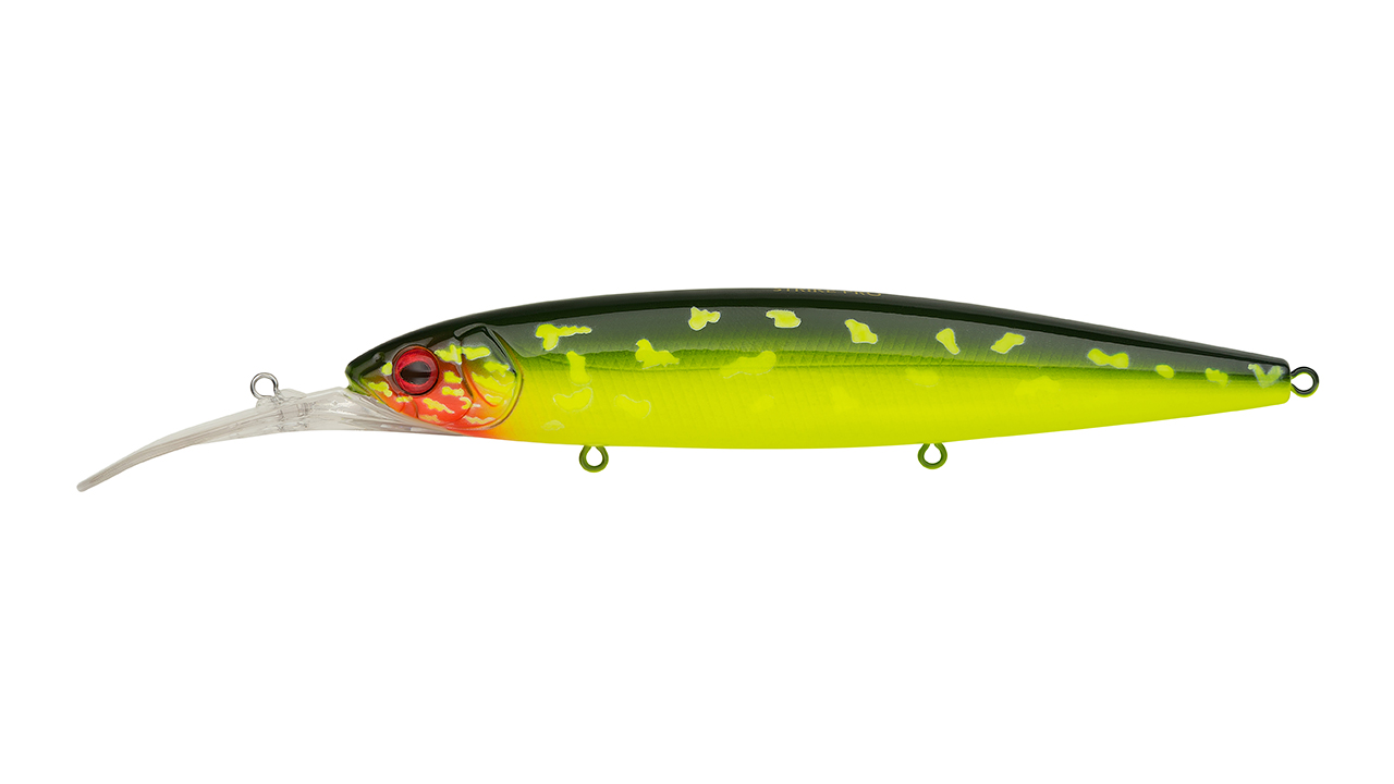 Воблер Минноу Strike Pro Bold Deep Diver 130SP, 130 мм, 24,5 гр, Загл. 2,5м.-5,0м., Нейтральный, цвет: AC202F Hot Pike, (EG-191L#AC202F) (143575)
Воблер Минноу Strike Pro Bold Deep Diver 130SP, 130 мм, 24,5 гр, Загл. 2,5м.-5,0м., Нейтральный, цвет: AC202F Hot Pike, (EG-191L#AC202F) (143575)