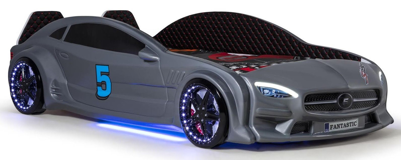 Кровать машина c подсветкой и кожаным салоном пластик Mercedes серая 190х90 см
Кровать машина c подсветкой и кожаным салоном пластик Mercedes серая 190х90 см
