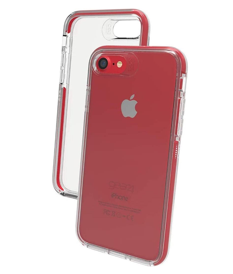 Противоударный прозрачный чехол Gear4 Piccadilly D3O с антимикробным покрытием для Iphone 7/8/SE 2020 Red
Противоударный прозрачный чехол Gear4 Piccadilly D3O с антимикробным покрытием для Iphone 7/8/SE 2020 Red