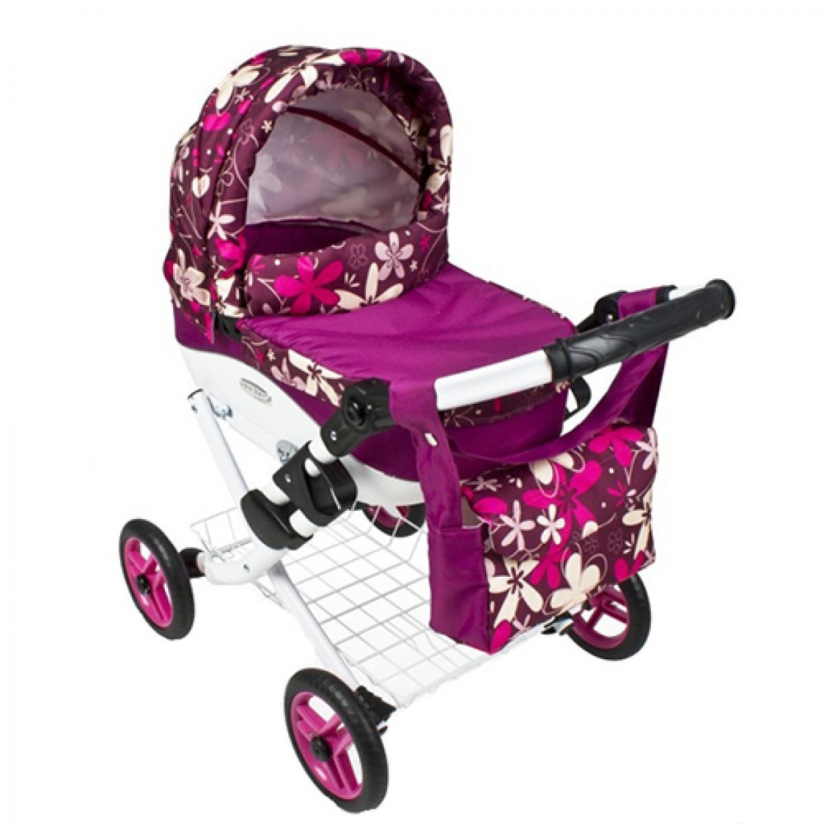 Коляска для кукол Adbor Lily Lc-16 Фиолетовый с принтом с корзиной, матрасом и сумкой + чехол на ножки
Коляска для кукол Adbor Lily Lc-16 Фиолетовый с принтом с корзиной, матрасом и сумкой + чехол на ножки