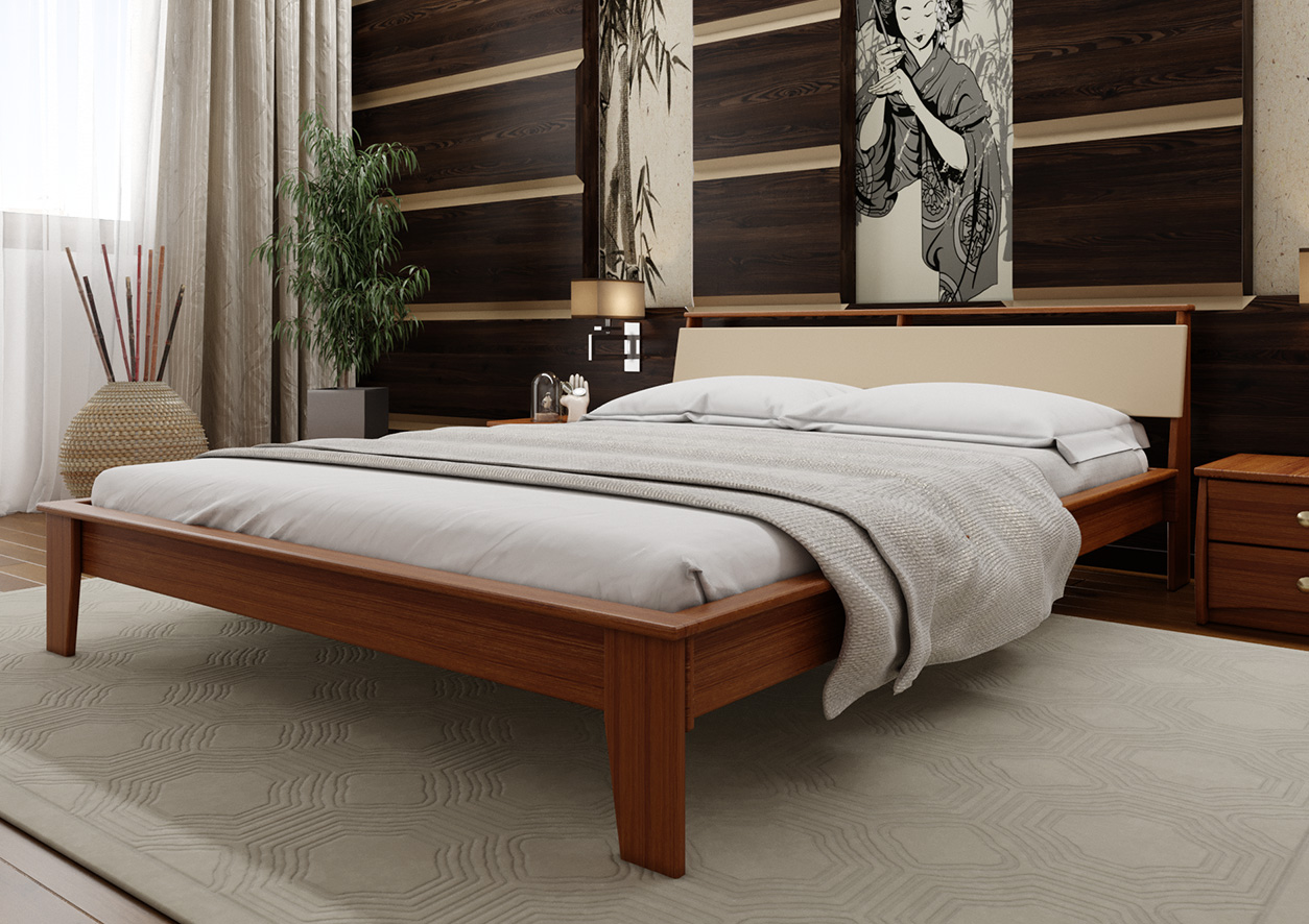 Кровать Венеция мягкое изголовье ЧДК 160х190 лак Орех
Кровать Венеция мягкое изголовье ЧДК 160х190 лак Орех