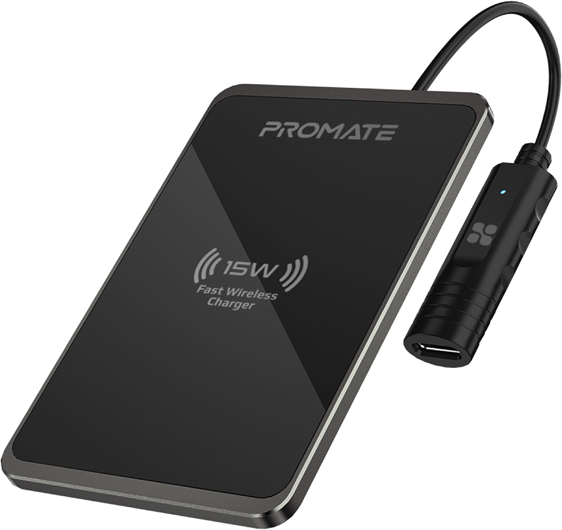 Беспроводное зарядное устройство Promate AuraCard-15W Black (auracard-15w.black)
Беспроводное зарядное устройство Promate AuraCard-15W Black (auracard-15w.black)