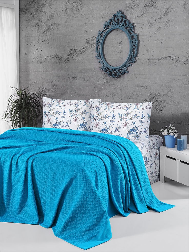 Постельное белье First Choice Deluxe Pike Turquaz Евро ( Вафельное покрывало) турция, ранфорс
Постельное белье First Choice Deluxe Pike Turquaz Евро ( Вафельное покрывало) турция, ранфорс