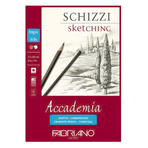 Альбом А4 на спирали (21*29,7см) 120г/м2, 50л, мелкое зерно, Accademia (Fabriano) (16F5201)
Альбом А4 на спирали (21*29,7см) 120г/м2, 50л, мелкое зерно, Accademia (Fabriano) (16F5201)