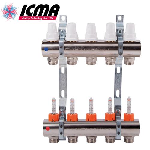 Коллектор с расходомерами ICMA 12 выходов
Коллектор с расходомерами ICMA 12 выходов