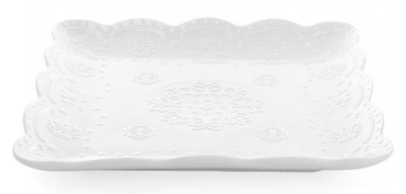 Набор 5 фарфоровых блюд White City Кружево 20х20см (белый фарфор) Bona BD-988-140
Набор 5 фарфоровых блюд White City Кружево 20х20см (белый фарфор) Bona BD-988-140