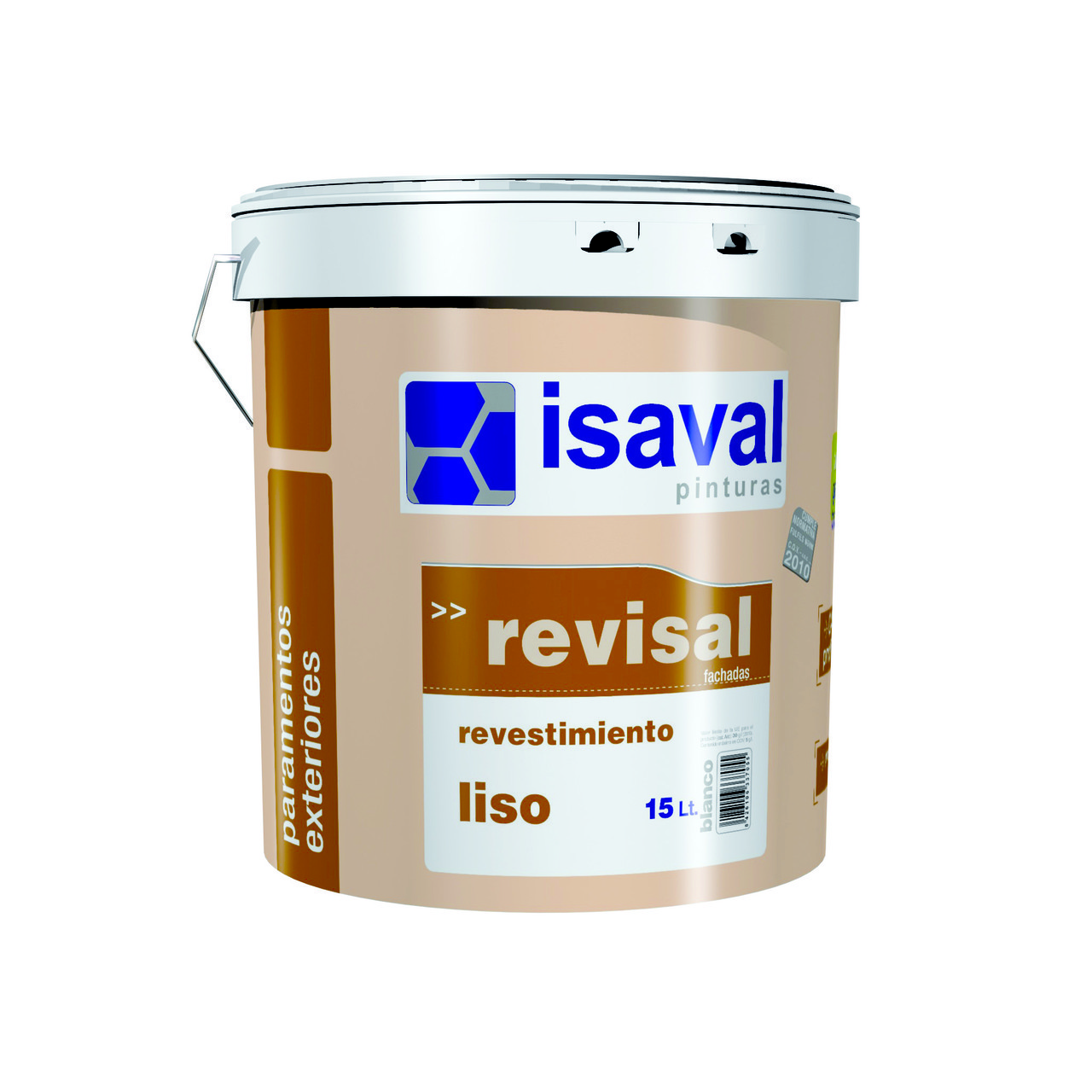 Акриловая водоэмульсионная краска Isaval для наружных работ Ревисаль Лисо 15 л до 120м2 Белый
Акриловая водоэмульсионная краска Isaval для наружных работ Ревисаль Лисо 15 л до 120м2 Белый