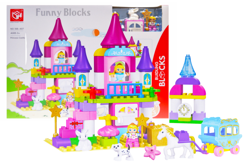 Конструктор з великими деталями Kids Home Toys Funny Blocks "Замок принцеси" 55*39*8см різнобарвний
Конструктор з великими деталями Kids Home Toys Funny Blocks "Замок принцеси" 55*39*8см різнобарвний