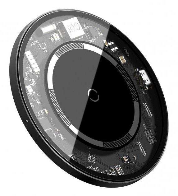Беспроводное зарядное устройство Baseus Simple Magnetic 15W Transparent (WXJK-E02)
Беспроводное зарядное устройство Baseus Simple Magnetic 15W Transparent (WXJK-E02)