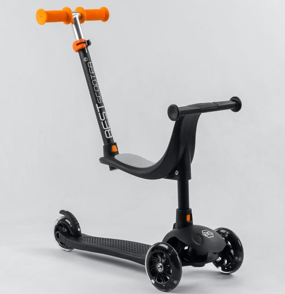 Самокат 3в1 с сиденьем и родительской ручкой Best Scooter LITE Черный (sa352)
Самокат 3в1 с сиденьем и родительской ручкой Best Scooter LITE Черный (sa352)