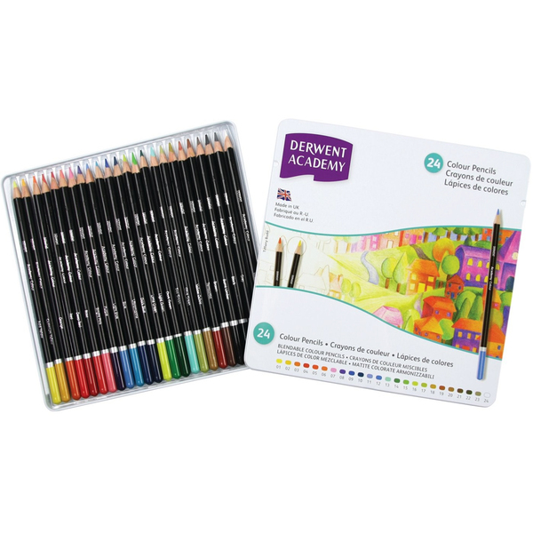 Набор цветных карандашей Colouring Academy, 24 цв.в метал. коробке, Derwent (2301938)
Набор цветных карандашей Colouring Academy, 24 цв.в метал. коробке, Derwent (2301938)