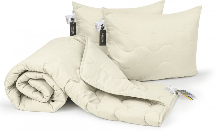 Набор MirSon 1704 Eco Light Creamy (одеяло + две подушки) 140х205 см + 50х70 см 2шт италия, эвкалиптовое волокно
Набор MirSon 1704 Eco Light Creamy (одеяло + две подушки) 140х205 см + 50х70 см 2шт италия, эвкалиптовое волокно