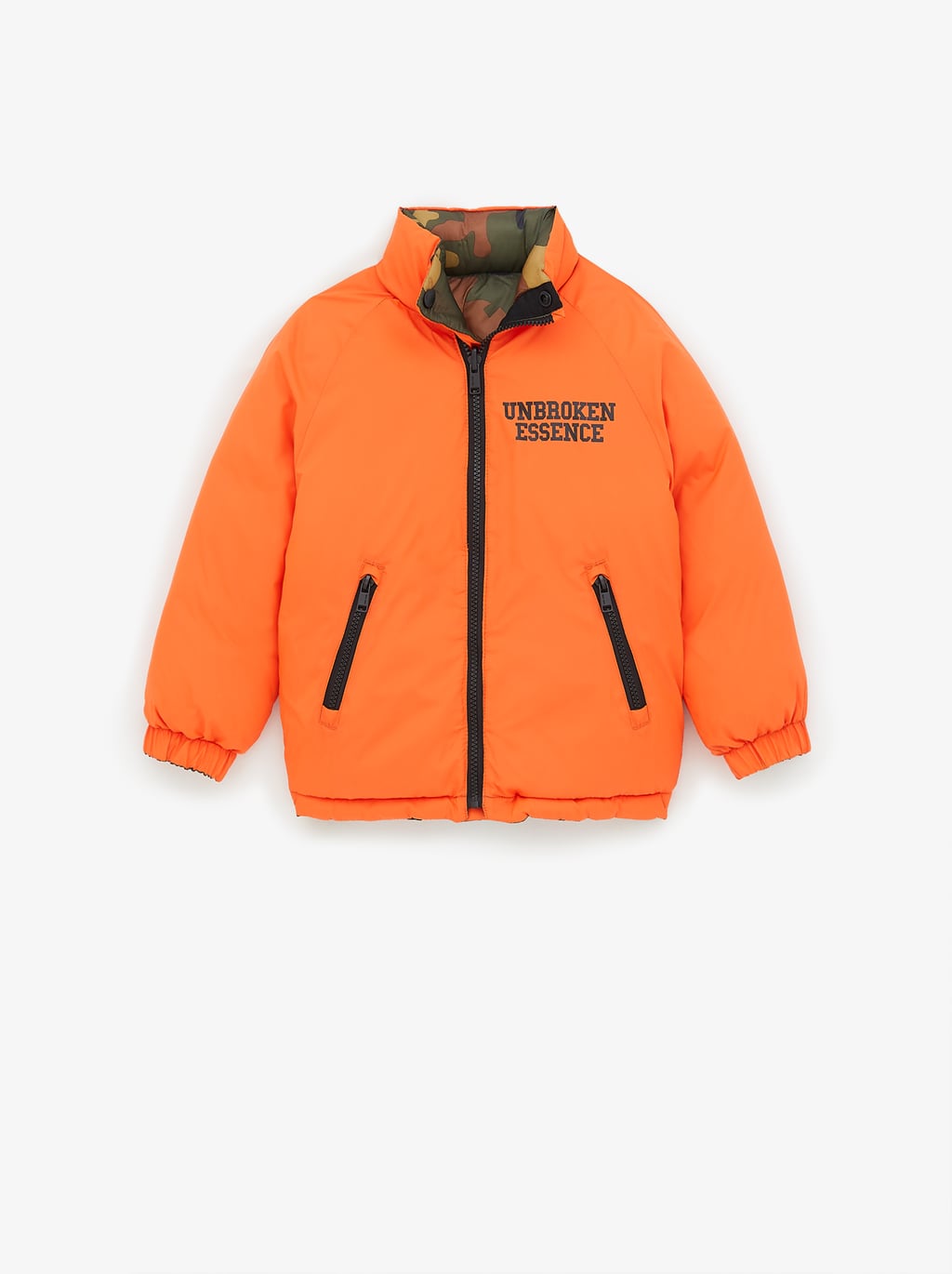 Куртка демісезонна двостороння Zara 116 Оранжевий 
Куртка демісезонна двостороння Zara 116 Оранжевий