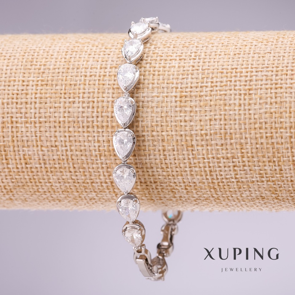 Браслет Xuping с белыми камнями, толщина 7мм, длина 18-20см родий с удлинительным звеном, ida31726
Браслет Xuping с белыми камнями, толщина 7мм, длина 18-20см родий с удлинительным звеном, ida31726