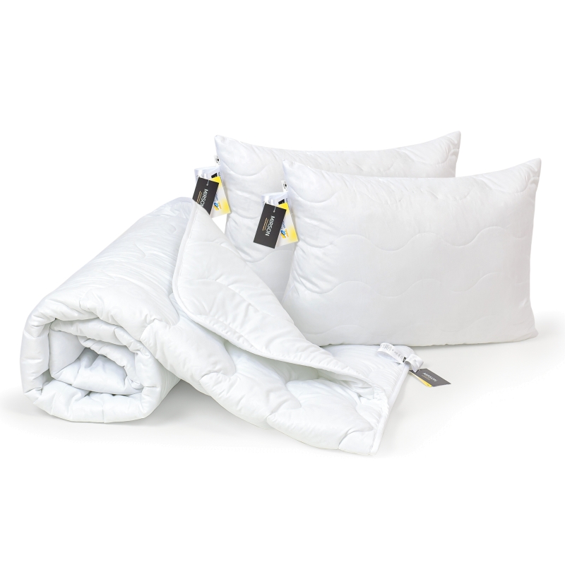 Набор MirSon 1696 Eco Light White (одеяло + две подушки) 220х240 см + 50х70 см 2шт италия, eco-soft
Набор MirSon 1696 Eco Light White (одеяло + две подушки) 220х240 см + 50х70 см 2шт италия, eco-soft