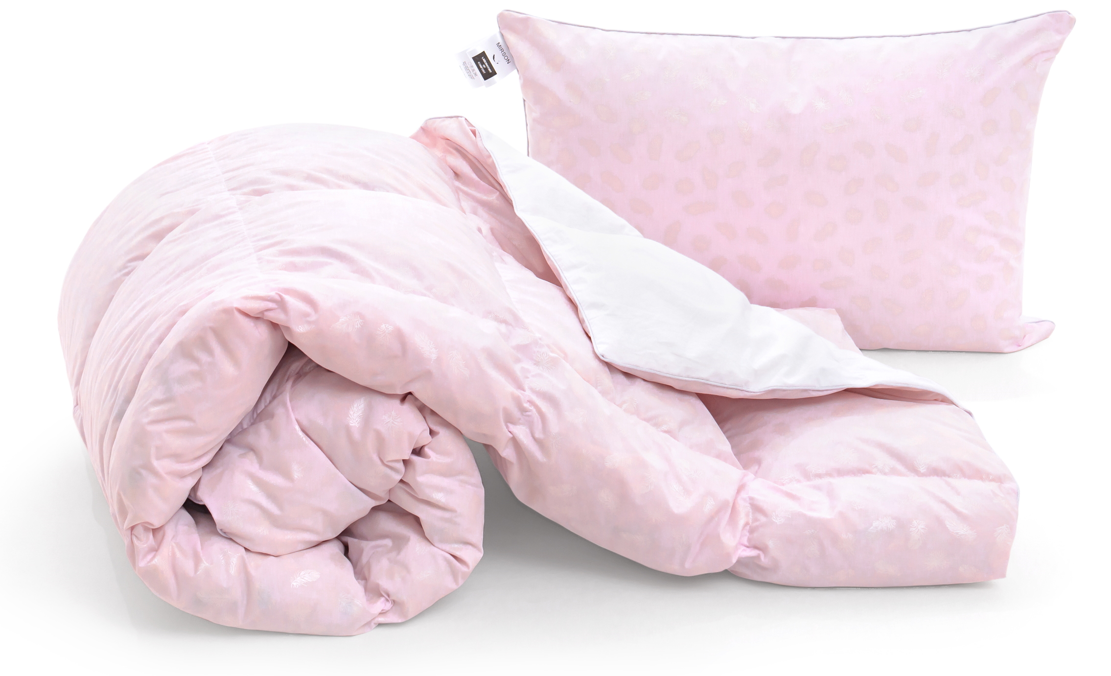Набор MirSon Karmen 2116 "Bio-Pink" (одеяло + подушка 50*70 упругая) 172х205 см + 50х70 см италия, био-пух
Набор MirSon Karmen 2116 "Bio-Pink" (одеяло + подушка 50*70 упругая) 172х205 см + 50х70 см италия, био-пух