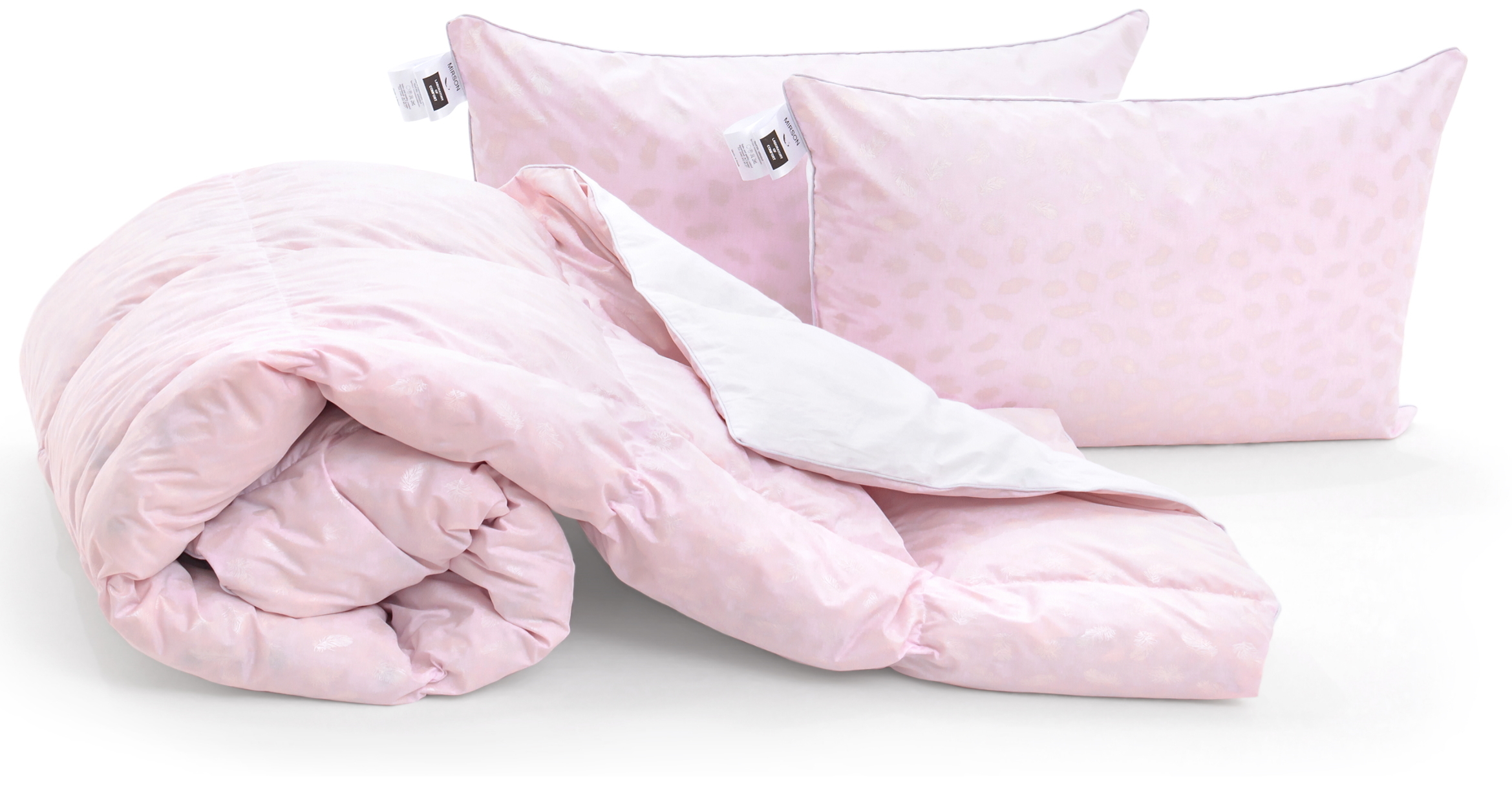 Набор MirSon Karmen 1912 "Bio-Pink" (одеяло + две подушки 50*70 мягкие) 220х240 см + 50х70 см 2шт италия, био-пух
Набор MirSon Karmen 1912 "Bio-Pink" (одеяло + две подушки 50*70 мягкие) 220х240 см + 50х70 см 2шт италия, био-пух