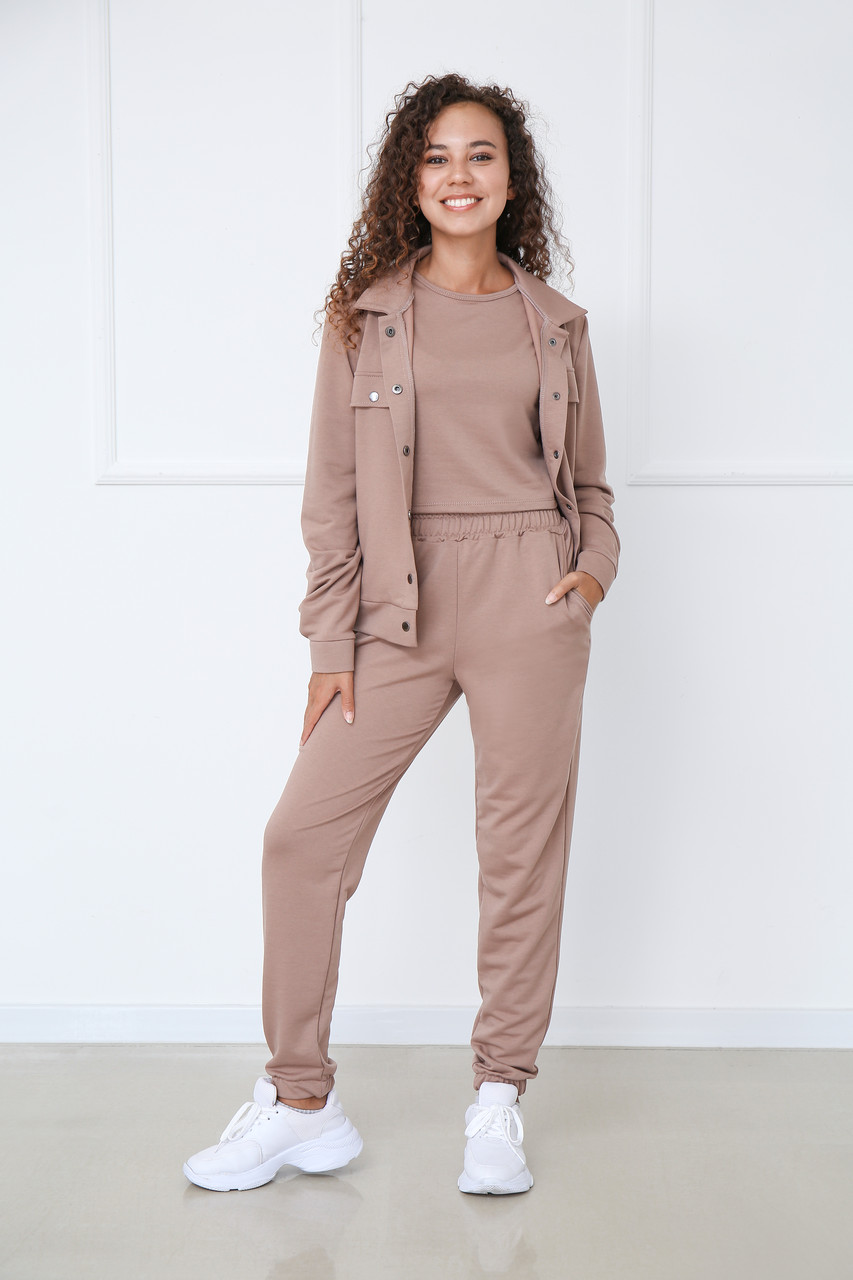 Трикотажный костюм тройка Fashion Girl "Amalfi" - капучино, Трикотажный костюм тройка Fashion Girl "Amalfi" 42-44 капучино
Трикотажный костюм тройка Fashion Girl "Amalfi" - капучино, Трикотажный костюм тройка Fashion Girl "Amalfi" 42-44 капучино