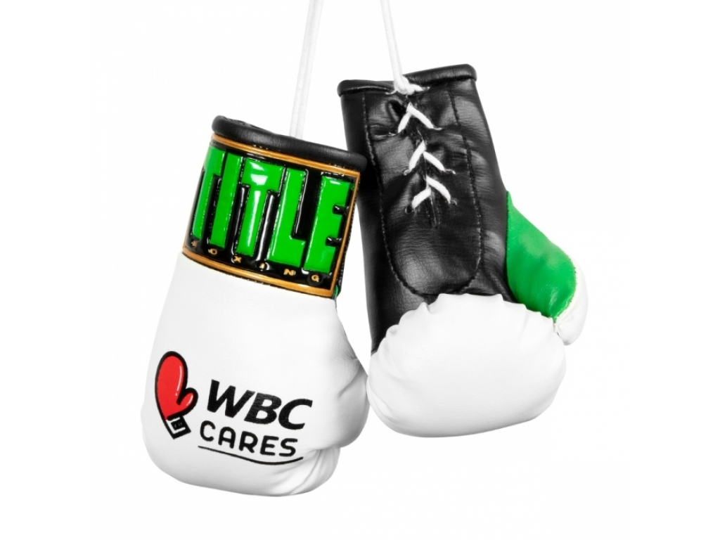 Перчатки сувенирные TITLE WBC Cares Mini Boxing Gloves 5" (12,7 cм) белый/зелёный (5098)
Перчатки сувенирные TITLE WBC Cares Mini Boxing Gloves 5" (12,7 cм) белый/зелёный (5098)