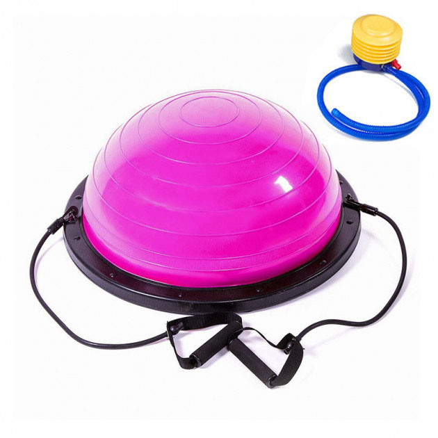 Балансировочная платформа BOSU Ball 60 см розовая с ножками (полусфера Bosu, тренажер-балансир БОСУ) EFBS-P
Балансировочная платформа BOSU Ball 60 см розовая с ножками (полусфера Bosu, тренажер-балансир БОСУ) EFBS-P