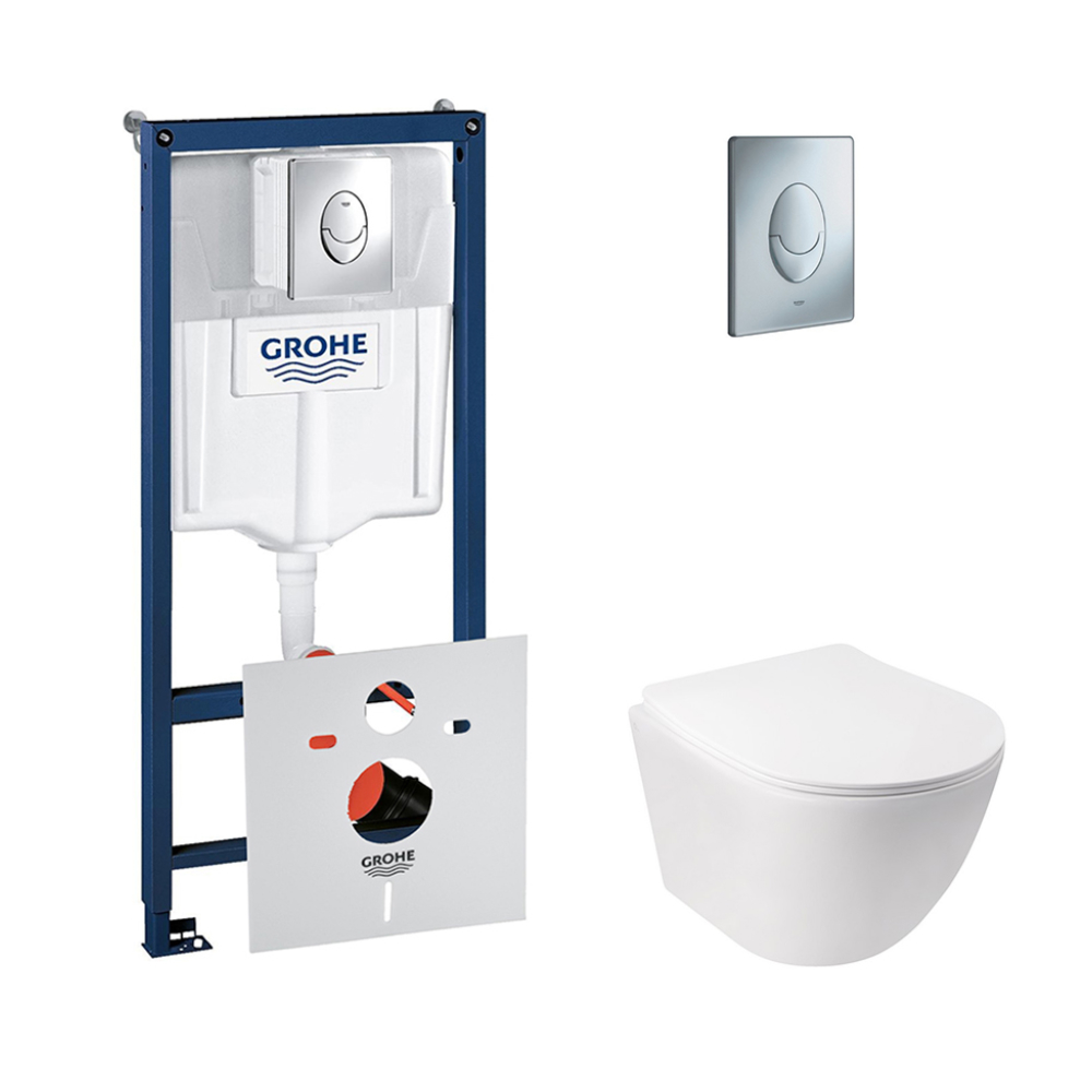 Набор инсталляция 4 в 1 Grohe Rapid SL 38721001 + унитаз с сиденьем Qtap Jay QT07335176W
Набор инсталляция 4 в 1 Grohe Rapid SL 38721001 + унитаз с сиденьем Qtap Jay QT07335176W