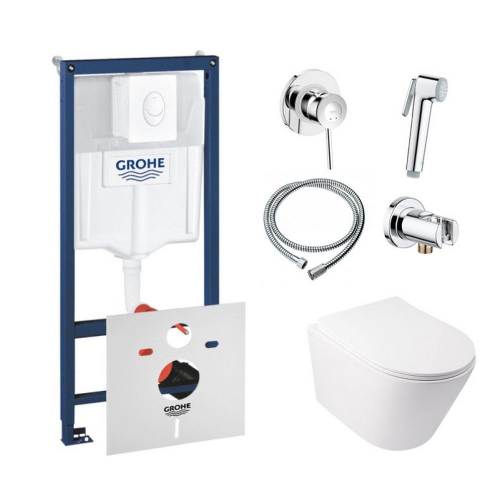 Комплект инсталляция Grohe Rapid SL 38722001 + унитаз с сиденьем Qtap Swan QT16335178W + набор для гигиенического душа со смесителем Grohe BauClassic 111048
Комплект инсталляция Grohe Rapid SL 38722001 + унитаз с сиденьем Qtap Swan QT16335178W + набор для гигиенического душа со смесителем Grohe BauClassic 111048