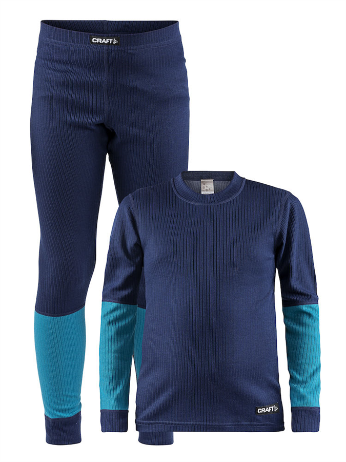 Термокостюм CRAFT Baselayer Set Junior 391658 MARITIME/ZEN 98/104