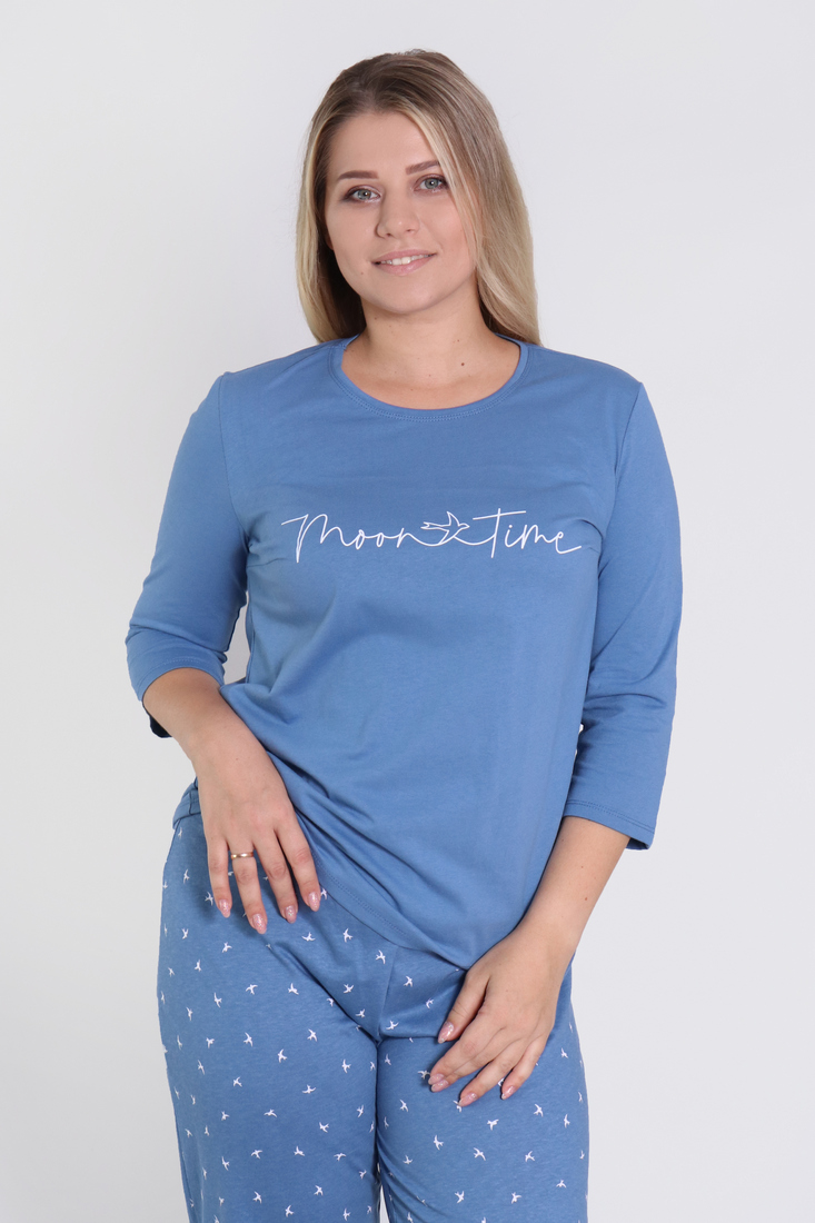 Женский домашний трикотажный комплект большых розмеров N.EL. 1192-09-2 4XL джинс 65950
Женский домашний трикотажный комплект большых розмеров N.EL. 1192-09-2 4XL джинс 65950