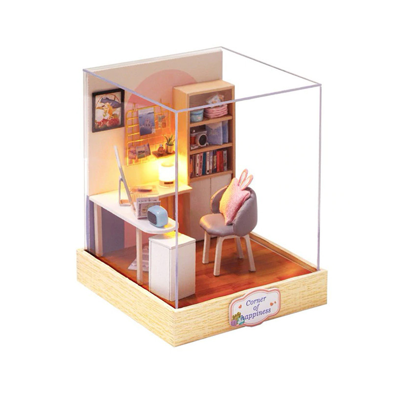 3D Румбокс кукольный дом DIY Cute Room QT-030 Corner of happiness детский конструктор (K/OPT2-5796-19425)
3D Румбокс кукольный дом DIY Cute Room QT-030 Corner of happiness детский конструктор (K/OPT2-5796-19425)