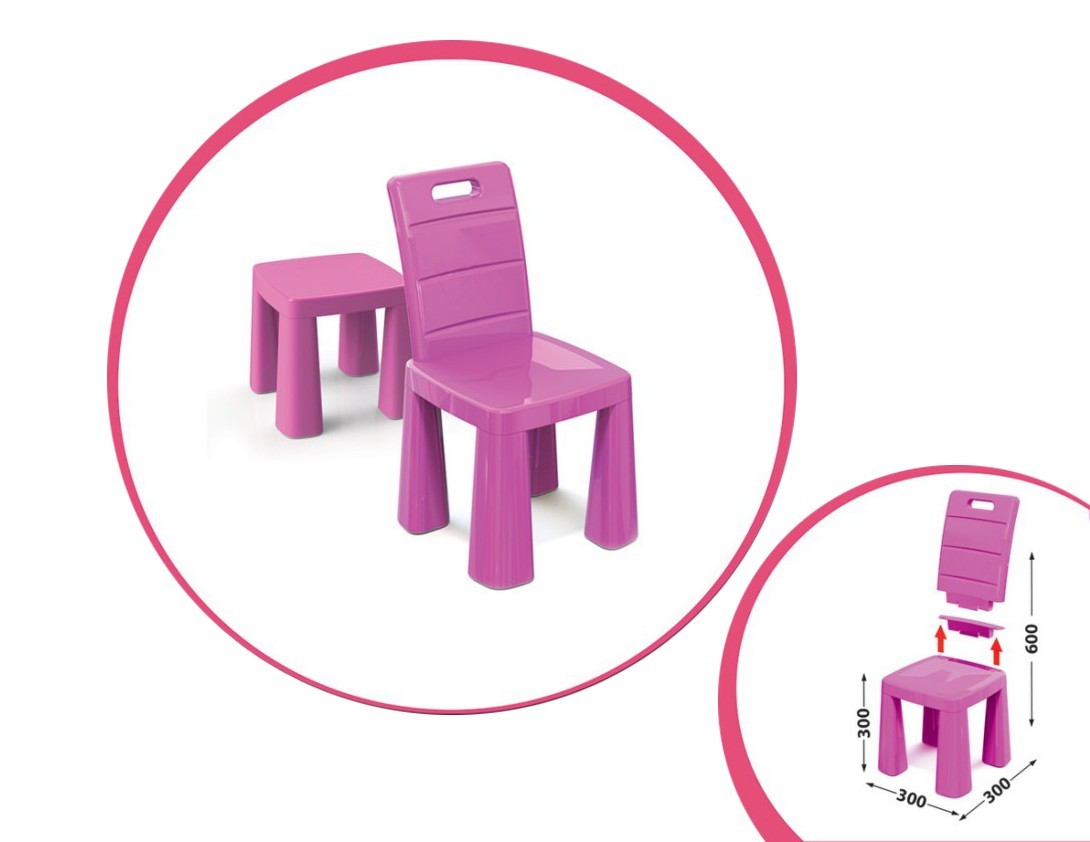 Пластмассовый детский стул табурет Doloni Toys раскладной 30х60х30 см Розовый RL 04690
Пластмассовый детский стул табурет Doloni Toys раскладной 30х60х30 см Розовый RL 04690