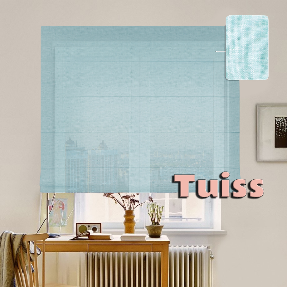 Римская штора система Classic InHt Тюль Натурель Бирюзовый 130х170 см 
Римская штора система Classic InHt Тюль Натурель Бирюзовый 130х170 см