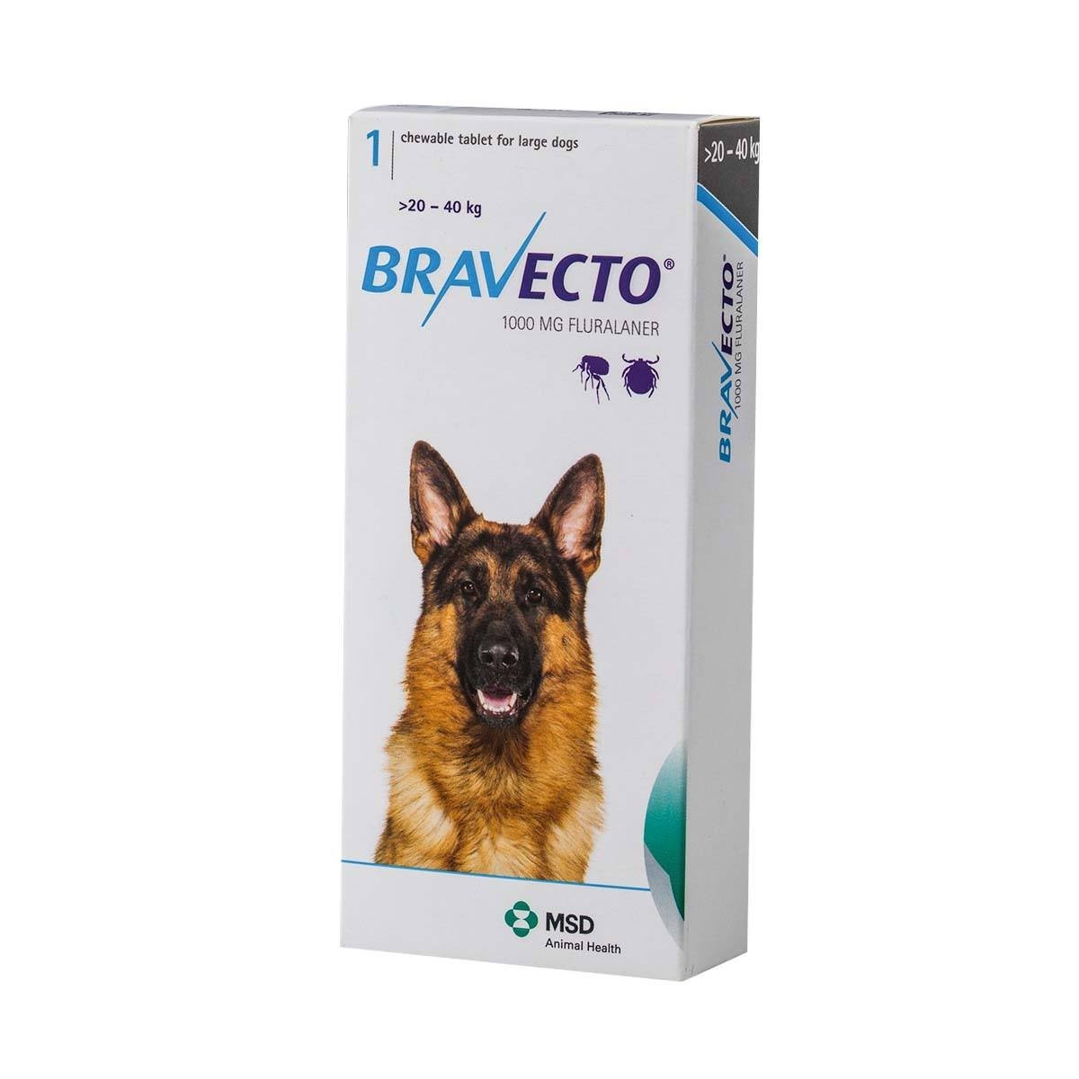 Жевательная таблетка Bravecto Бравекто от блох и клещей для собак весом 20-40 кг 1 шт.
Жевательная таблетка Bravecto Бравекто от блох и клещей для собак весом 20-40 кг 1 шт.