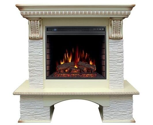 Классический каминокомплект Fireplace Ниагара Белый дуб с эффектом живого огня со звуком и обогревом
Классический каминокомплект Fireplace Ниагара Белый дуб с эффектом живого огня со звуком и обогревом