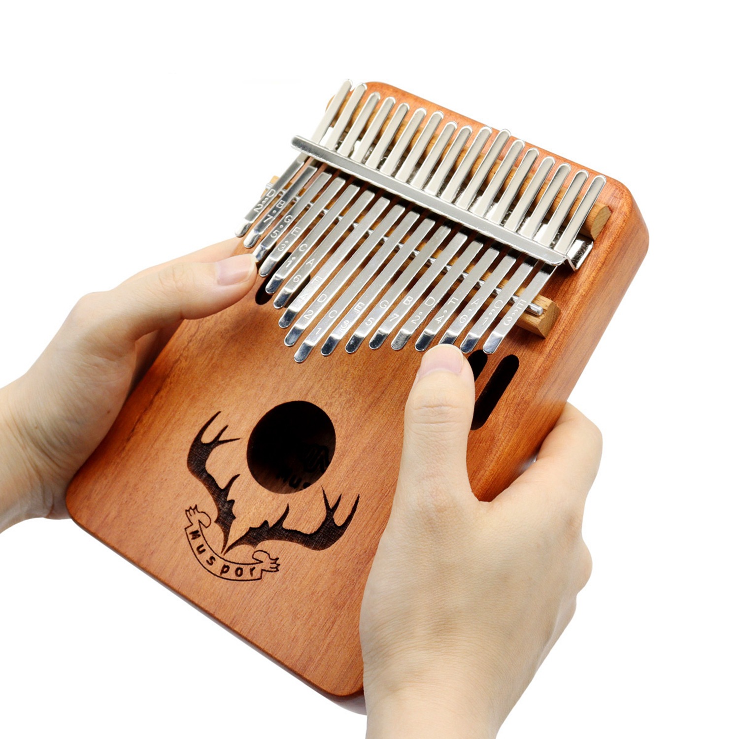 Калимба на 17 язычков (нот) Muspor Zen Kalimba c чехлом и напальчниками Коричневая (351-2)
Калимба на 17 язычков (нот) Muspor Zen Kalimba c чехлом и напальчниками Коричневая (351-2)