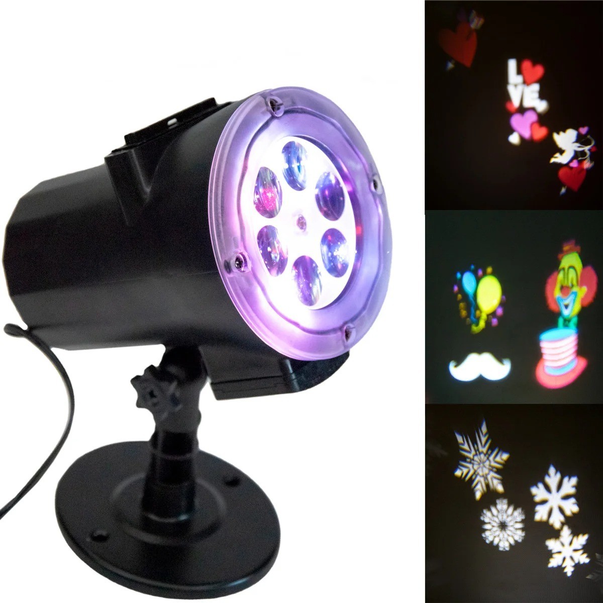 Проектор светодиодный на дом Сhange card garden projector и 12 слайдов, уличный LED прожектор новогодний (1008518-Black)
Проектор светодиодный на дом Сhange card garden projector и 12 слайдов, уличный LED прожектор новогодний (1008518-Black)