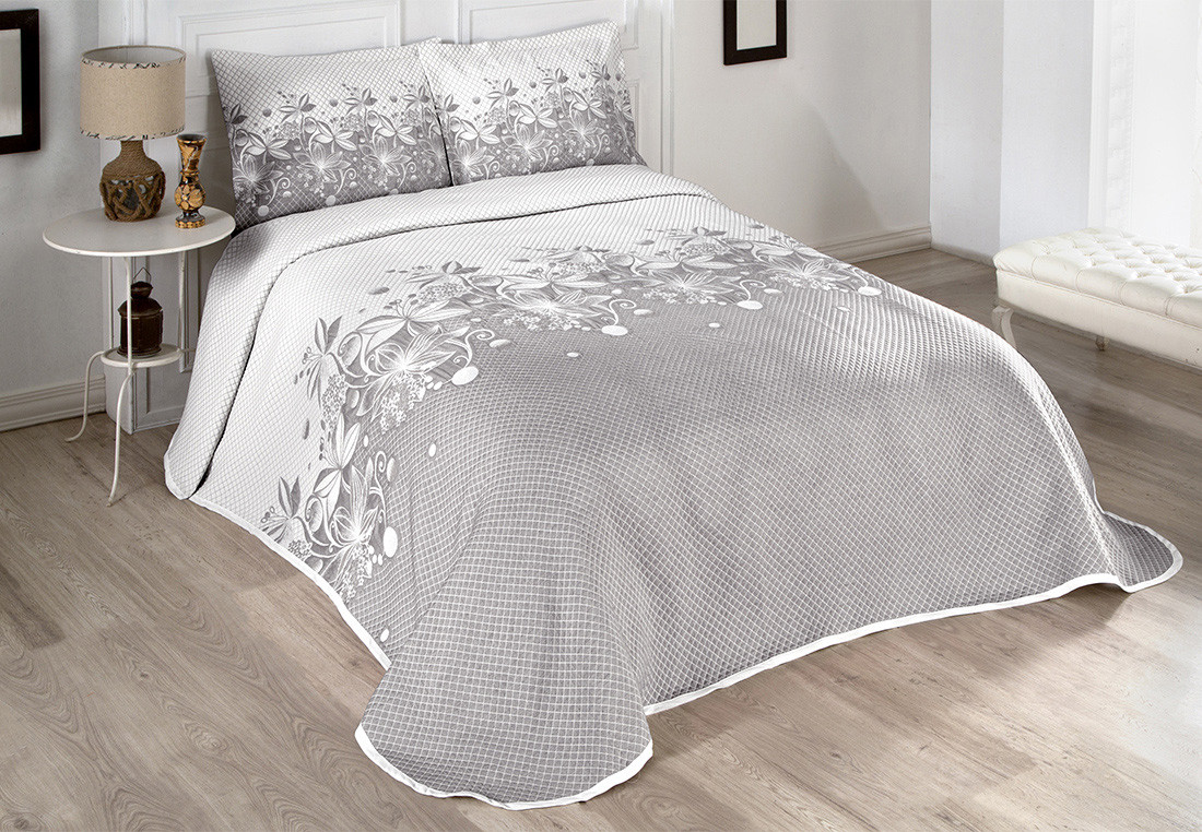 Покрывало на двуспальную кровать жаккардовое Karna FLOVEN 240X260 (50X70+5)*2 капучино
Покрывало на двуспальную кровать жаккардовое Karna FLOVEN 240X260 (50X70+5)*2 капучино