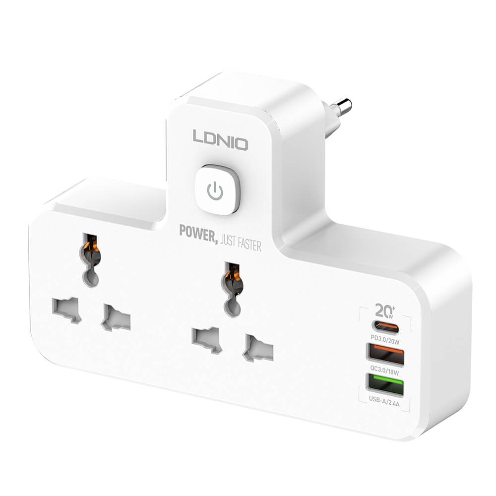 HUB адаптер сетевой with touch LED Lamp LDNIO SC2311 |2500W, 2Sockets, 2USB/1Type-C, QC/PD, 3A/20W|
HUB адаптер сетевой with touch LED Lamp LDNIO SC2311 |2500W, 2Sockets, 2USB/1Type-C, QC/PD, 3A/20W|