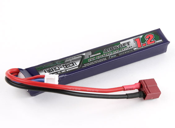 Аккумулятор LiPo 2S 7.4V 1200mAh 25-50C T-Connector Turnigy nano-tech Airsoft для страйкбола
Аккумулятор LiPo 2S 7.4V 1200mAh 25-50C T-Connector Turnigy nano-tech Airsoft для страйкбола