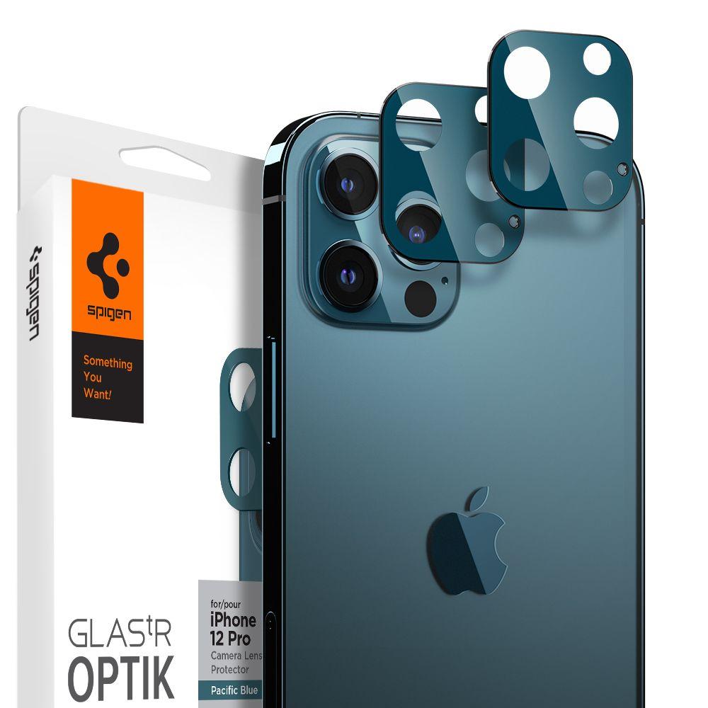 Защитное стекло Spigen для камеры iPhone 12 Pro - Optik camera lens (2шт), Pacific Blue
Защитное стекло Spigen для камеры iPhone 12 Pro - Optik camera lens (2шт), Pacific Blue