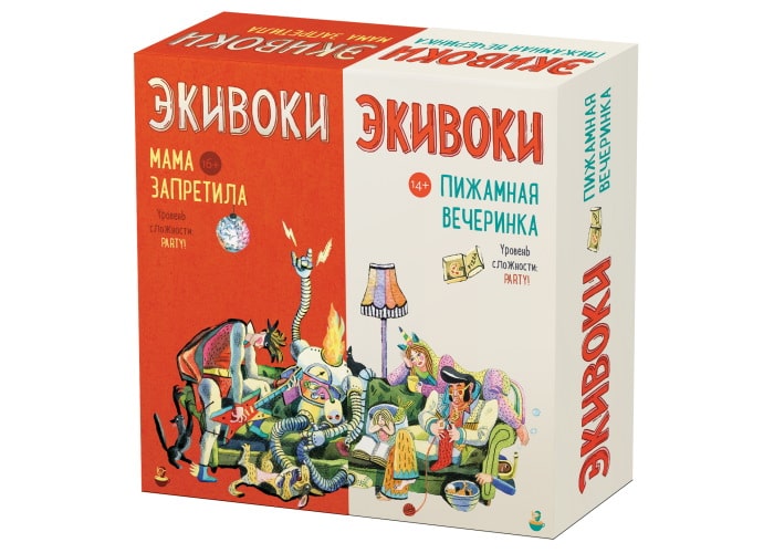 Настольная игра Экивоки Экивоки. Мама запретила + Пижамная вечеринка (21201 + 21295)
Настольная игра Экивоки Экивоки. Мама запретила + Пижамная вечеринка (21201 + 21295)
