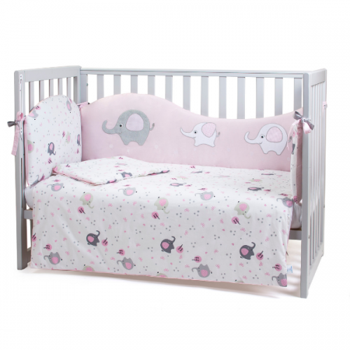 Сменный постельный комплект Baby Veres Elephant family pink для кроватки 120х60 см
Сменный постельный комплект Baby Veres Elephant family pink для кроватки 120х60 см