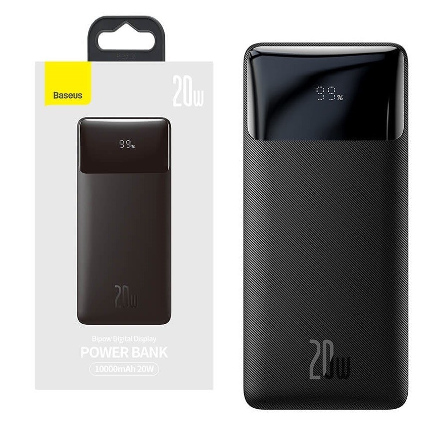 Павербанк Baseus Bipow Display 10000mAh |2USB/1Type-C, PD/QC, 20W, 3A| Quick Charge для iPhone/Samsung/Xaomi/Huawei
Павербанк Baseus Bipow Display 10000mAh |2USB/1Type-C, PD/QC, 20W, 3A| Quick Charge для iPhone/Samsung/Xaomi/Huawei