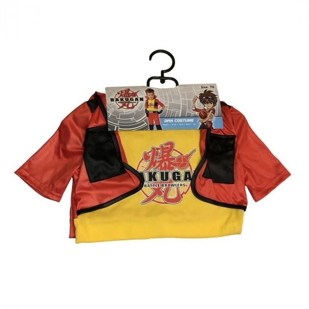 Детский карнавальный костюм Bakugan Бакуган Sega Toys 116 см красно-желтый M21-470035
Детский карнавальный костюм Bakugan Бакуган Sega Toys 116 см красно-желтый M21-470035